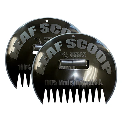 Bully Tools 1000 Leaf Scoops Pair, 12.5 In. Polymer Blade