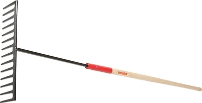 Razor-Back 63125 Asphalt Rake, 78 In, 14-Tine Steel, Ash Wood Handle