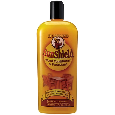Howard SWAX16 SunShield Outdoor Furniture Conditioner, UV Protection, 16 Oz