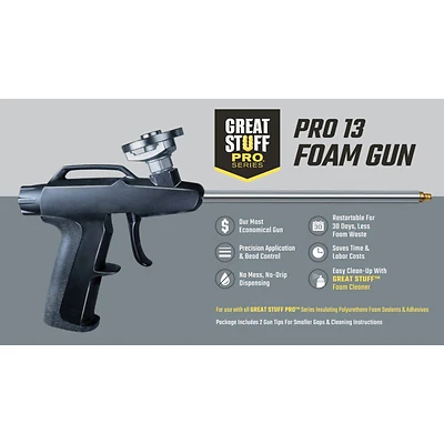 Great Stuff 230408 Pro Series Lightweight Metal Expanding Foam Gun