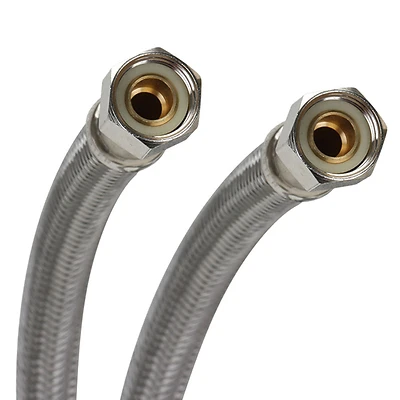 Fluidmaster 6W48 Dishwasher Supply Line, 3/8 In. Compression, 48 In.