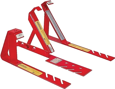 Steel Red Roof Bracket 2501, 1 Pk, Osha Compliant, Weather Resistant, 10" Length