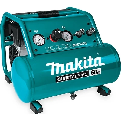 Quiet Series 1-1/2 Hp 3 Gallon Oil-free Electric Air Compressor Mac320q