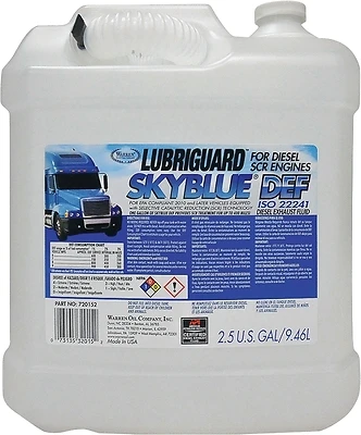 Lubriguard 720152 Skyblue DEF Diesel Exhaust Fluid, 2.5 Gal, 2-Pack