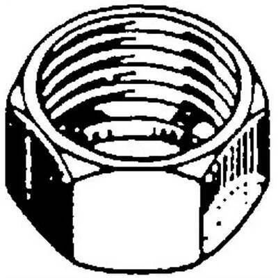 Slip Joint Nut for Connecting Metal Faucet Supply Tubes, 1/2 In.