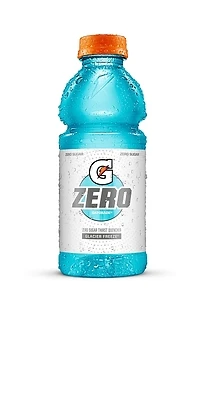 Gatorade Zero Sugar Thirst Quencher, Glacier Freeze, 20 Oz Bottle