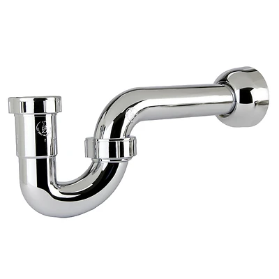 Keeney K400PC ABS P-Trap, Chrome, 1-1/2 In. with 1-1/4 In. Reducer Washer