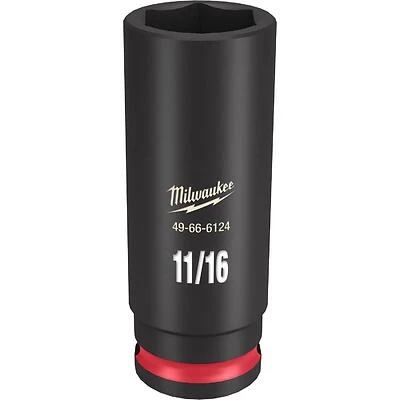 Shockwave 3/8 In. Drive 11/16 In. 6-point Deep Impact Socket 1 Pk