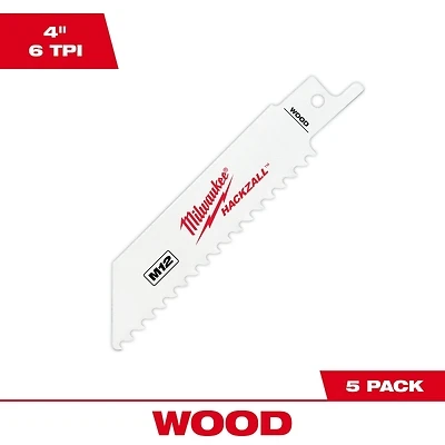 Hackzall Blade, 4 In. Wood-Cutting, 5-Pk.