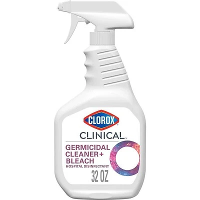 Clinical Germicidal Cleaner + Bleach Spray, 32 oz.