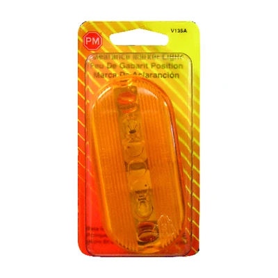 Peterson V135A Oblong Amber Clearance Marker Light, 12V