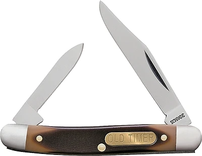 Old Timer 104OT Minuteman Pocket Knife, 2 Blade, 2-3/4 In. Closed
