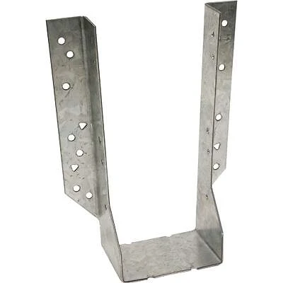 Joist Hanger, Galvanized Steel, 14 Gauge, 4 x 10 In.