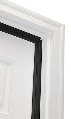 Matte Black Aluminum/vinyl Door Jamb Weatherstrip 36 In. X 84 In. Model 11825