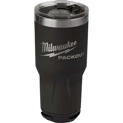 Milwaukee 48-22-8393B Packout 30 Oz. Black Insulated Tumbler