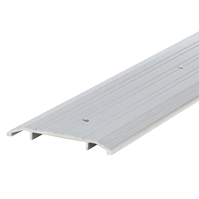 M-d 0.5 In. H X 5 In. W X 72 In. L Aluminum Fluted Saddle Threshold - Silver