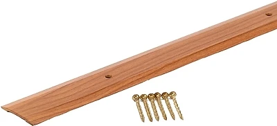 M-D 40138 Aluminum Seam Binder, Cherry, 1-1/4 x 72 In.