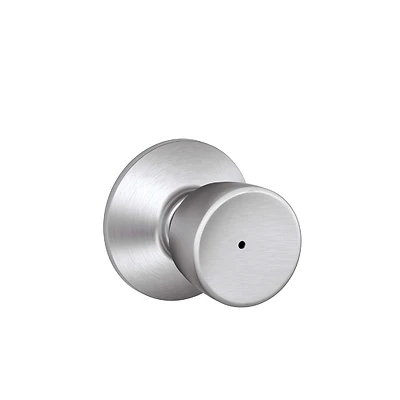 Bell Satin Chrome Bed & Bath Door Knob Privacy Lock F40vbel626