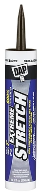 Extreme Stretch Premium Urethanized Sealant, Dark Brown, 10.1-oz.