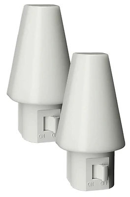 Westek Tipi Manual Plug-In LED Night Light, Warm White, 2 Lumens