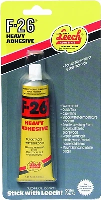Leech F-26 1.25 Oz. Heavy-duty Construction Adhesive For All Materials