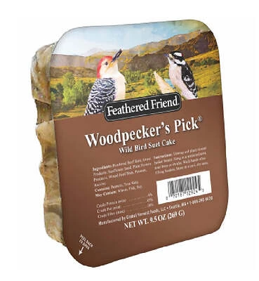 Woodpecker Suet Wild Bird Food, 9.5 oz.