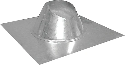 Imperial GV1386 Roof Flashing, Galvanized Steel, 7 In. Pipe