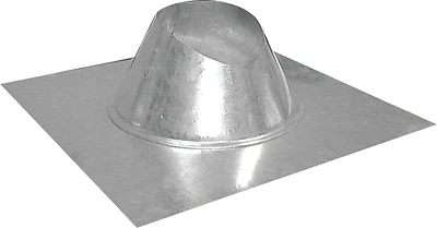 Roof Flashing, Rainproof, Galvanized, 3 In.