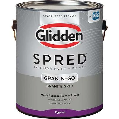 Spred Interior Paint + Primer Granite Grey Eggshell 1 Gallon