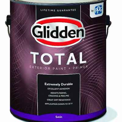 GLTEX40WB01 Total Exterior Latex Satin White Pastel Base Paint
