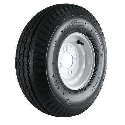 Loadstar Trailer Tire & 4-Hole Wheel (4/4), 570-8 LRB