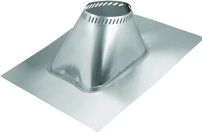 Selkirk 6 In. Aluminum Adjustable Roof Pipe Flashing For 6/12 To 12/12 Roof Pitch