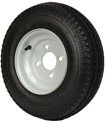 Martin Wheel DM408B-4I Loadstar Trailer Tire & 4-Hole Wheel, 480/400-8 LRB, 590 Lb
