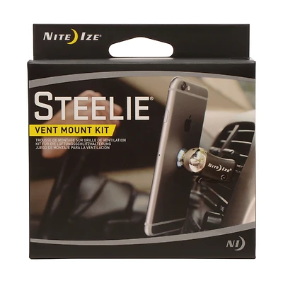 Nite Ize STVK-11-R8 Steelie Vent Mount Kit, Black, Universal