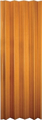 Folding Closet Door, Oak Vinyl, 32-36 x 80-In.