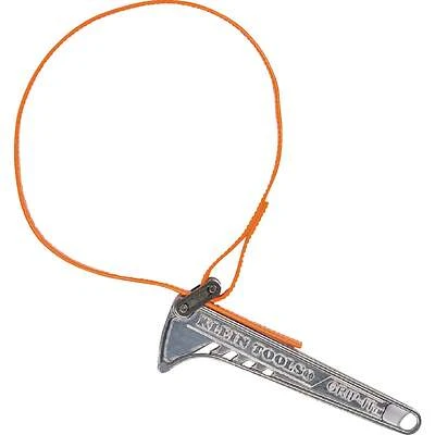 Klein Tools S6HB Grip-It Strap Wrench, 1-1/2 to 5 In. Pipe, 6 In. Handle