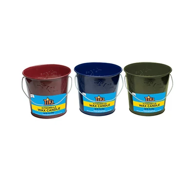 Citronella Wax Candle Bucket, Lavish Woodland, Assorted, 17 oz.