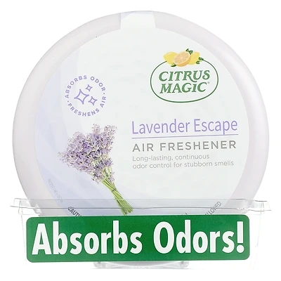 Citrus Magic 616472347-6PK Solid Air Freshener, Lavender Escape, 8 Oz.