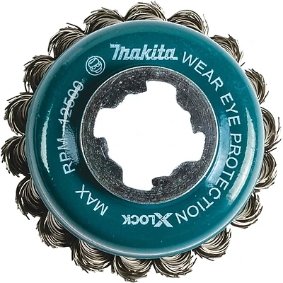D-72578 X-lock 3-1/8 In. Stainless Steel Knot Wire Cup Brush, 0.02 In.
