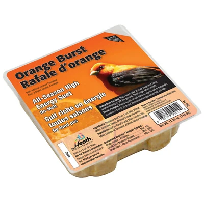 Heath DD-14 All-Season Suet Cake, Orange Flavor, 11.25 oz