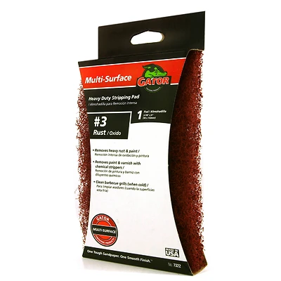 Synthetic Steel Wool, Heavy Stripping, 3-7/8 x 6 In.