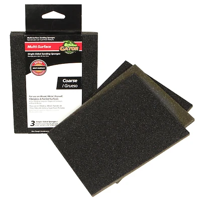 Gator 4641 Sanding Pad, 5-1/2 in L, 4-1/2 in W, 60 Grit, Coarse, Aluminum Oxide Abrasive