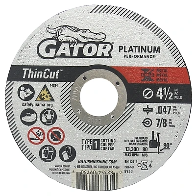 Blade Thincut Type 1 4-1/2 In. X 0.047 In. X 7/8 In. Metal Cut-off Wheel