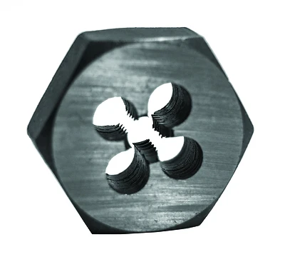 Fractional Hex Die, 1/4-28 National Fine, 1-In.