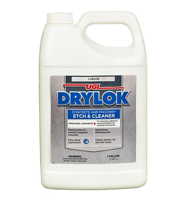 Concrete & Masonry Liquid Etch & Cleaner, 1-Gallon