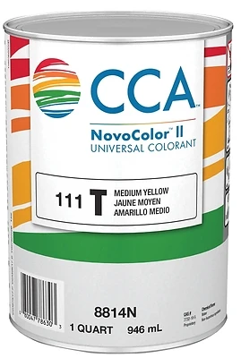 Novocolor Ii Medium Yellow Paint Colorant, 1 Quart - No Voc