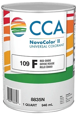 Novocolor Ii Paint Colorant, Red Oxide, 1 Quart - No Voc Universal Tint