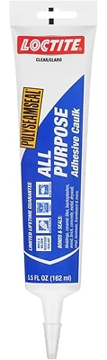 Polyseamseal All Purpose Adhesive Caulk, Clear, 5.5 oz.