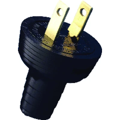 15a 125v 2-wire 2-pole Round Cord Plug, Model 010-48642-02e