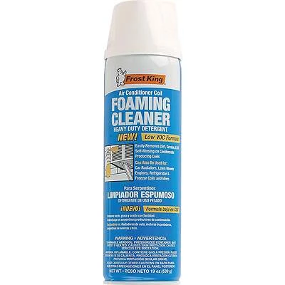 Frost King ACF19 Foaming AC Coil Cleaner, 19 Oz. Aerosol